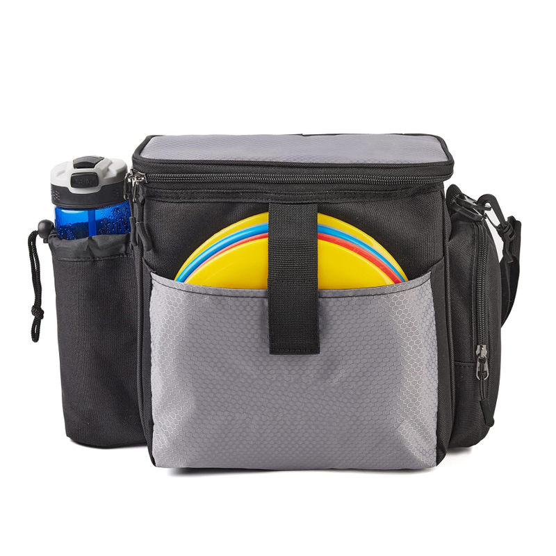  Bolsa de golf de disco, bolsa de arranque de golf de disco con divisores acolchados extraíbles, ligero y resistente al agua se adapta a hasta más de 13 discos, ideal para principiantes de deportes de golf de disco.