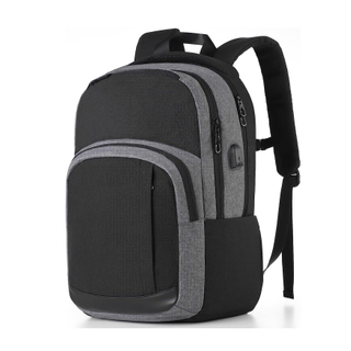 Mochila de la escuela mochila, mochila para computadora portátil Viajes con puerto de carga USB para hombres para hombres anti -robo de agua resistente a la mochila para la mochila de 15.6 pulgadas