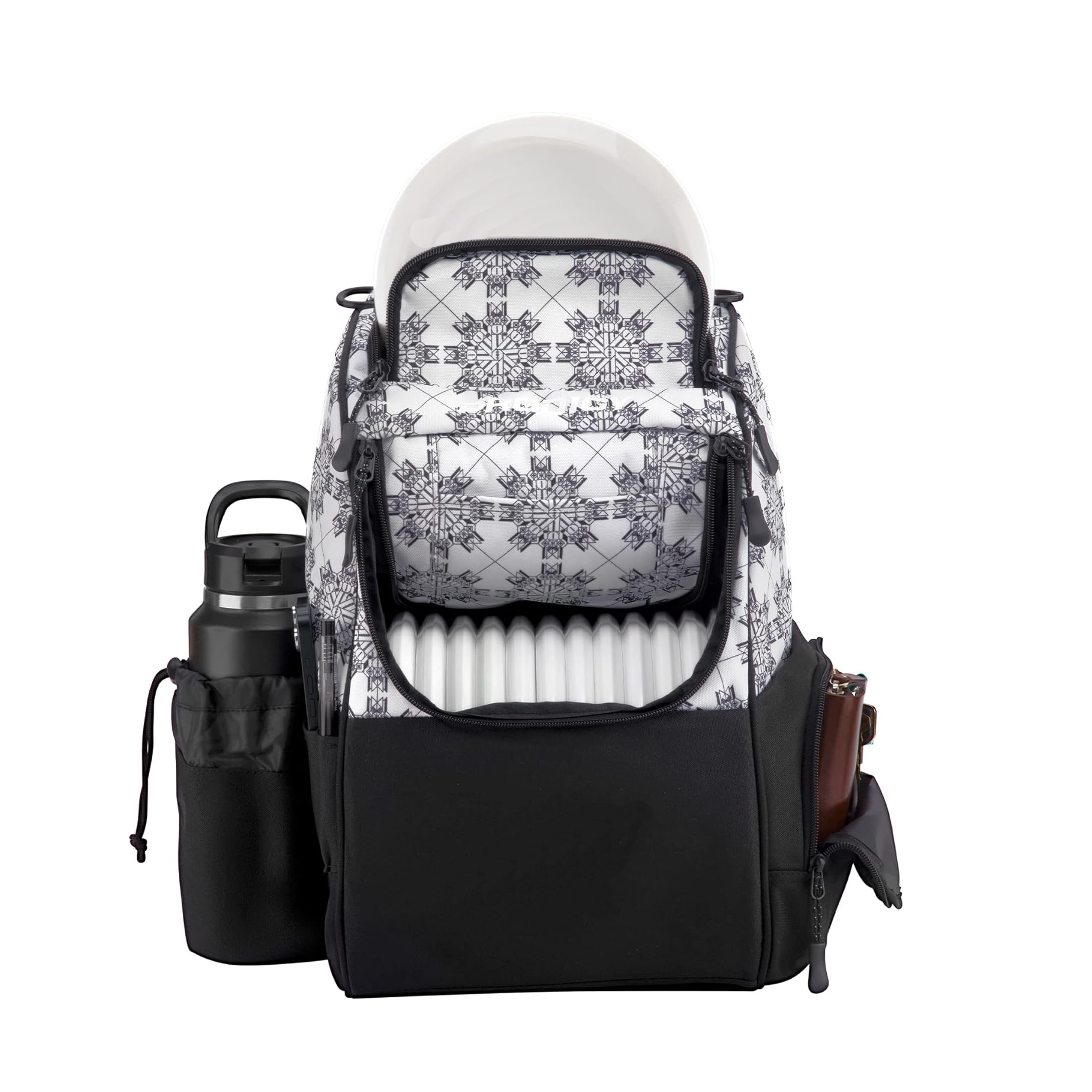  Disc Ascent Golf Mochila Mochila para principiantes Bolsa de golf de disco Frisbee con bolsas de golf de disco de capacidad de más de 18 años para principiantes Bolsa de arranque de golf de disco ligero | Accesorios de golf de disco esenciales