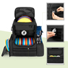 DISC APEX DISC MARCHPACK | Mochila de golf de disco | Almacene hasta 20+ discos | Bolsillo de refrigerador aislado | Bolsas de golf de disco con manga paraguas | Bolsas de seguridad para billeteras o teclas Material de nylon Cordura