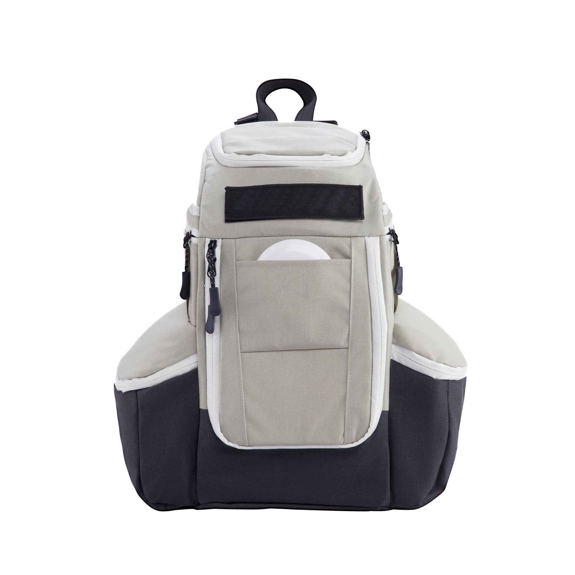 DISC APEX DISC MARCHPACK | Mochila de golf de disco | Almacene hasta 20+ discos | Bolsillo de refrigerador aislado | Bolsas de golf de disco con manga paraguas | Bolsas de seguridad para billeteras o teclas Material de nylon Cordura