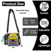  Bolsa de golf de disco, bolsa de arranque de golf de disco con divisores acolchados extraíbles, ligero y resistente al agua se adapta a hasta más de 13 discos, ideal para principiantes de deportes de golf de disco.