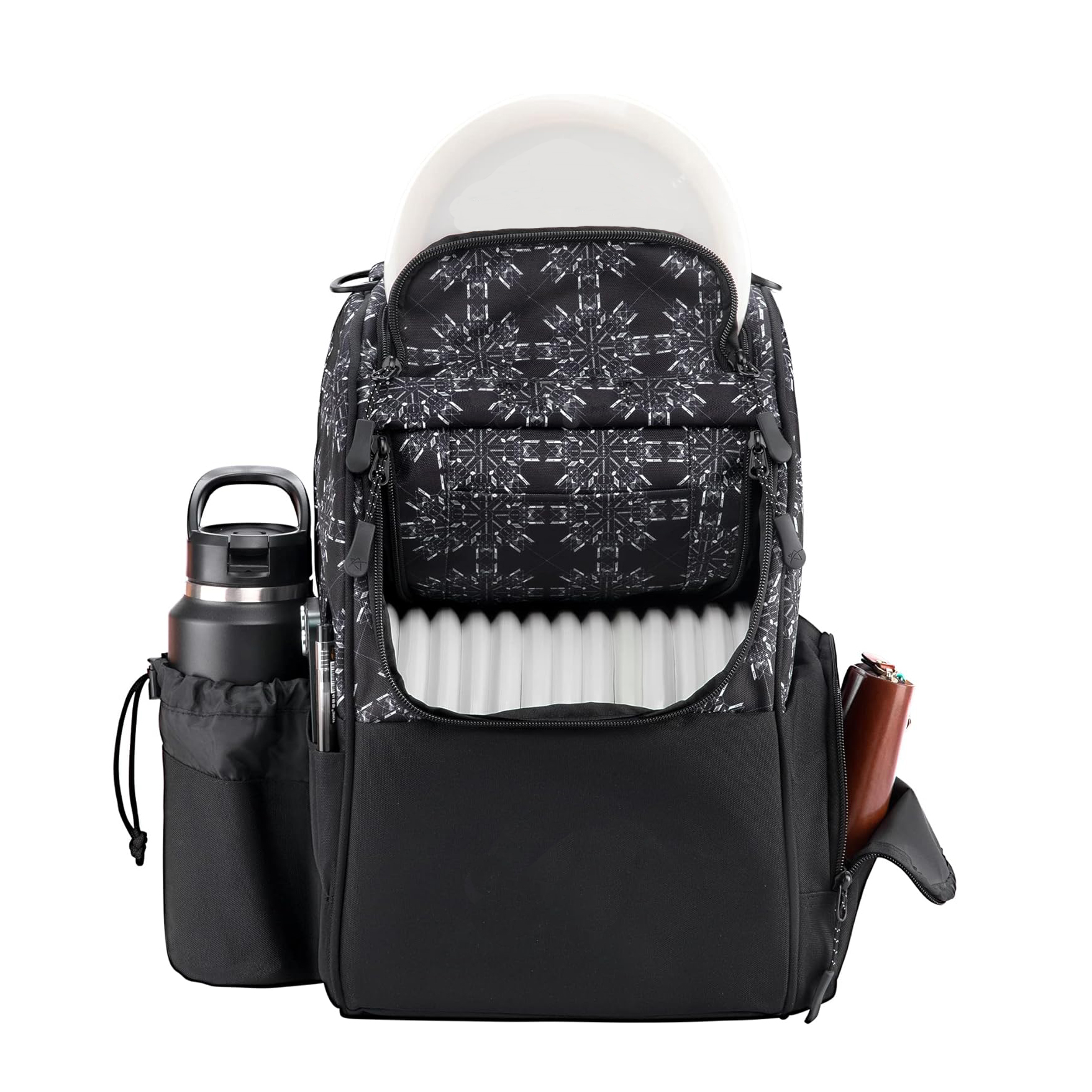  Disc Ascent Golf Mochila Mochila para principiantes Bolsa de golf de disco Frisbee con bolsas de golf de disco de capacidad de más de 18 años para principiantes Bolsa de arranque de golf de disco ligero | Accesorios de golf de disco esenciales