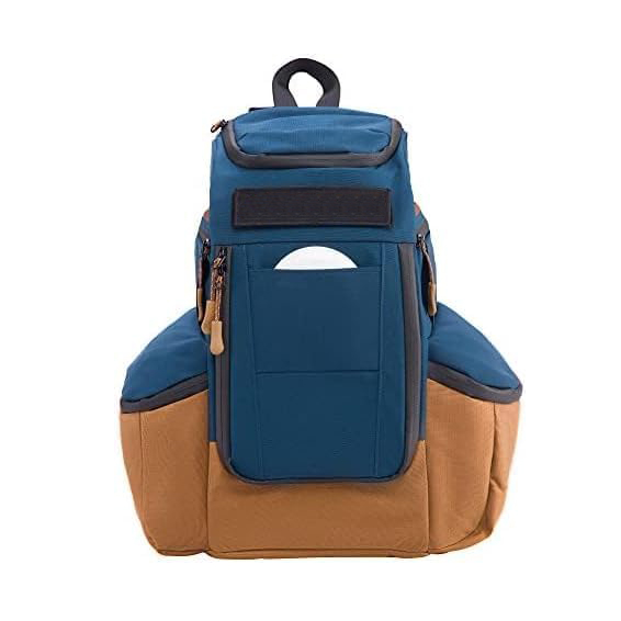 DISC APEX DISC MARCHPACK | Mochila de golf de disco | Almacene hasta 20+ discos | Bolsillo de refrigerador aislado | Bolsas de golf de disco con manga paraguas | Bolsas de seguridad para billeteras o teclas Material de nylon Cordura