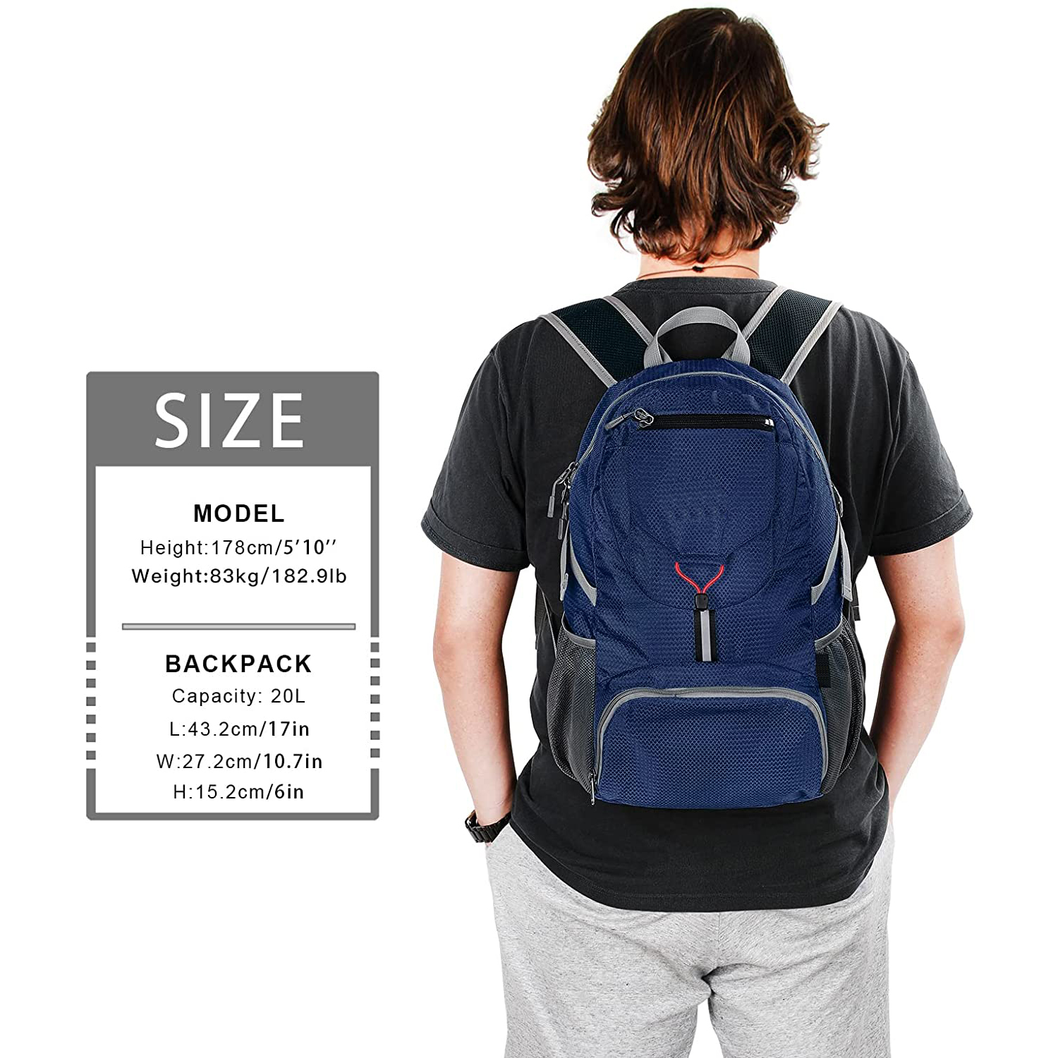 Moda 2021, venta al por mayor, mochila ultraligera plegable para acampar, deportes al aire libre, bolsa personalizada, impermeable, senderismo, viajes, escalada, mochilas