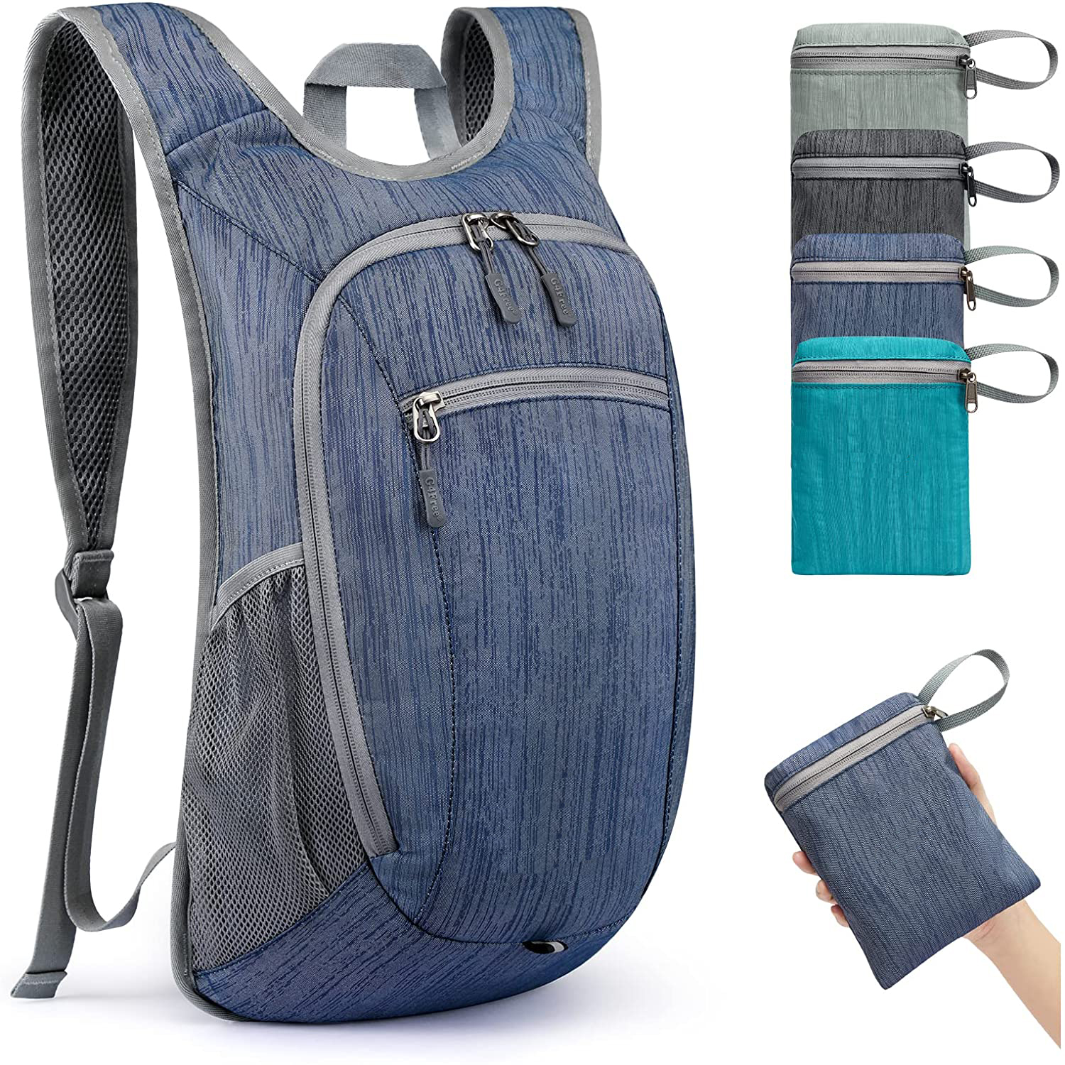 Moda 2021, venta al por mayor, mochila ultraligera plegable para acampar, deportes al aire libre, bolsa personalizada, impermeable, senderismo, viajes, escalada, mochilas