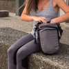 Bolsa de cintura Fanny Pack Pack Bolsas para mujeres con soporte de botella de agua Correa ajustable adecuada para el entrenamiento al aire libre Traking Cycling Bolsa Bolsa
