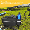 Bolsa de transporte para bicicleta de viaje impermeable profesional impermeable bicicleta de montaña bicicleta de carretera doble alforja bolsa trasera portabicicletas bolsa de viaje para marco