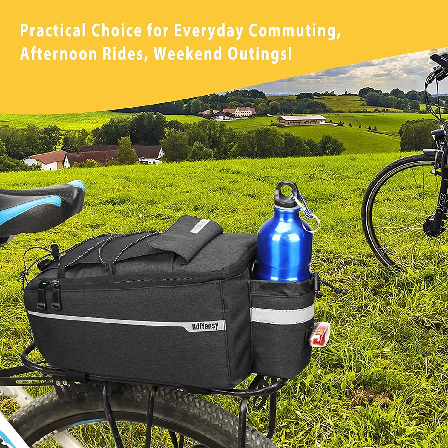 Bolsa de transporte para bicicleta de viaje impermeable profesional impermeable bicicleta de montaña bicicleta de carretera doble alforja bolsa trasera portabicicletas bolsa de viaje para marco