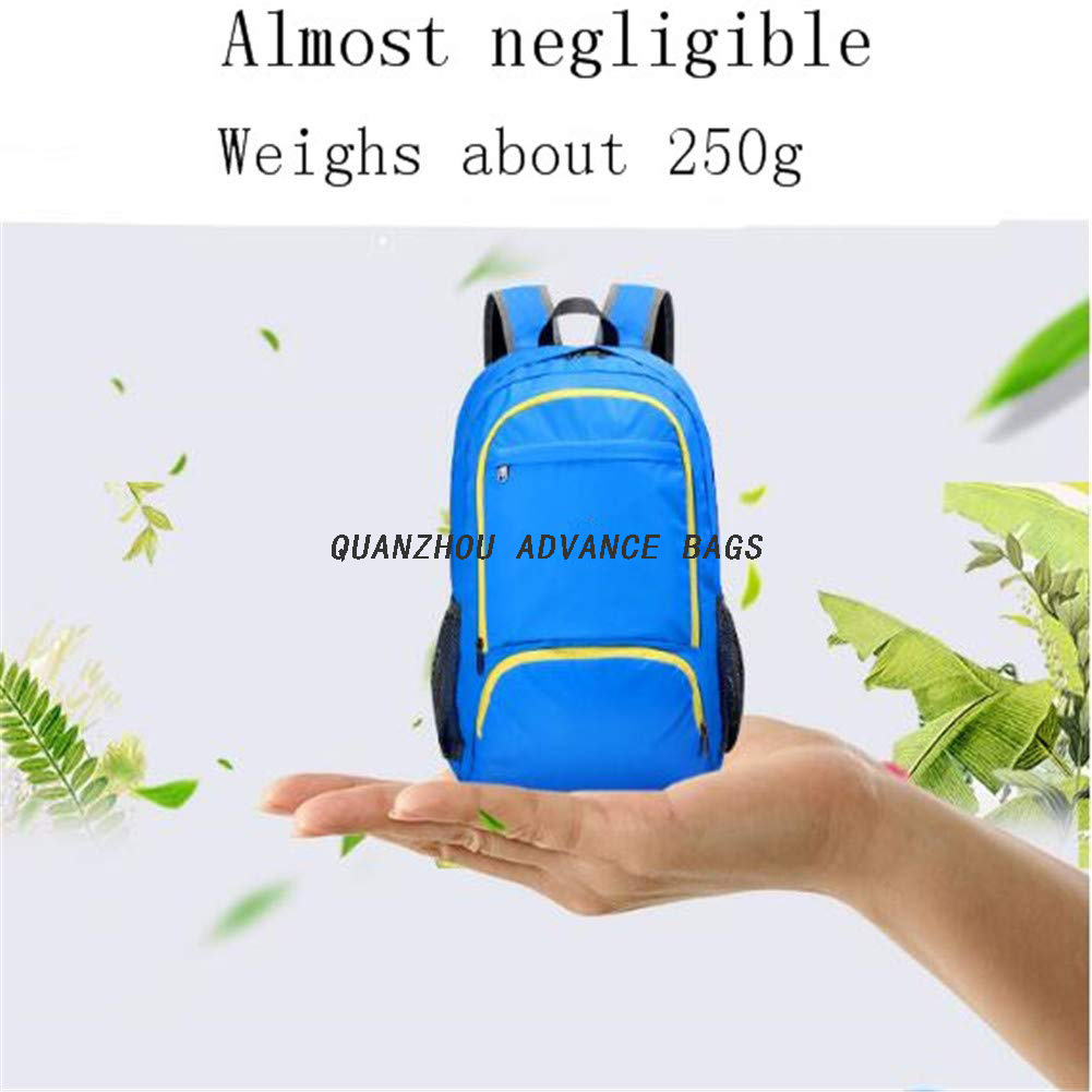 Mochila ultraligera plegable de alta calidad al por mayor de moda para acampar, deportes al aire libre, bolsa personalizada, impermeable, senderismo, viaje, escalada, mochilas