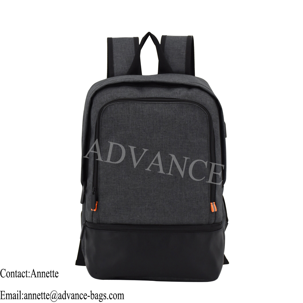 Fábrica multifuncional Durable Business USB Charginig Viajes al aire libre Mochila de negocios y ocio Mochila para computadora portátil Mochila impermeable para la universidad