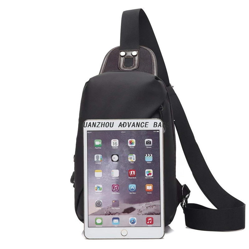 Comercio al por mayor Logotipo personalizado Bandolera Senderismo Viajes Deportes Sling Bag Crossbody Messenger Sling Bag