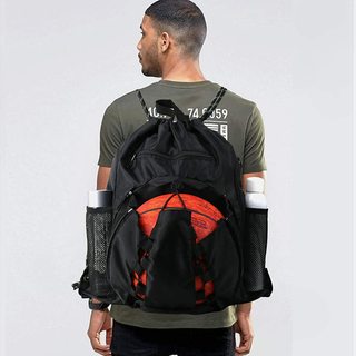 Mochila de baloncesto GYM para hombre, bolsa de fútbol con compartimento para pelotas y compartimento para zapatos para baloncesto, fútbol, ​​entrenamiento de voleibol