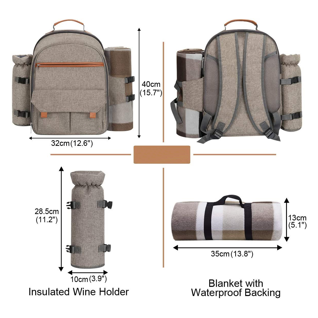  Bolsa de almuerzo bolso portátil de picnic refrigerador mochila mochila bolsas refrigerador bolsas de refrigerador