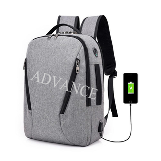 Business USB Charginig Mochila para viajes de negocios y ocio al aire libre Mochila para computadora portátil Mochila impermeable para la universidad
