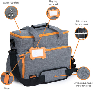 Bolsa de viaje liviana para exteriores de alta calidad para mascotas, bolsa organizadora de mascotas para perros y gatos
