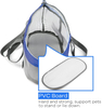 Bolsa de viaje para mascotas para perros o bolsa organizadora de fin de semana Mochila de viaje para perros incluida 2 bolsas de transporte de comida para perros