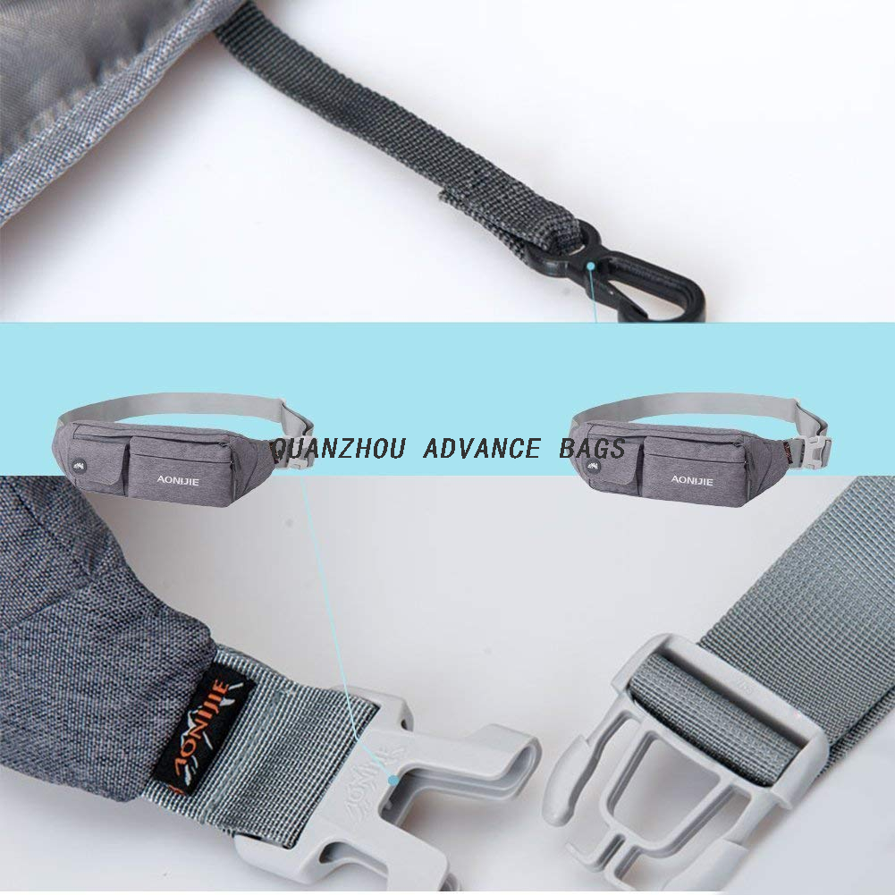 Promoción al por mayor Moda impermeable Deporte al aire libre Correr Riñonera Logotipo personalizado Sencillo Hombres Mujeres Riñonera informal Riñonera