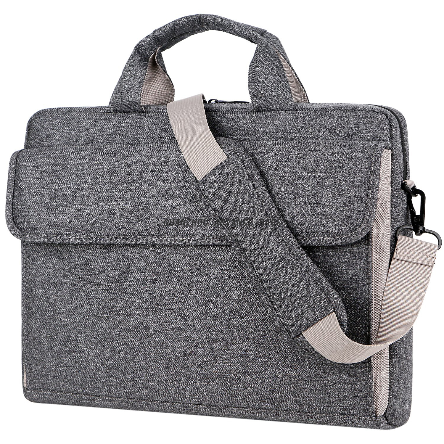Bolsa de ordenador portátil personalizada de fábrica de 15,6 pulgadas y fundas de alta calidad Bolsa de mensajero para ordenador