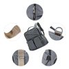 Bolsa de pañales promocional portátil para mamá, mochila, bolsa de asas, impermeable, BabyBag, bolsa para mamá, mochila, bolsas para pañales con bolsillos aislados, mochila de estructura práctica y fácil de agarrar