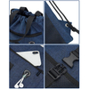 Bolsa de mochila con cordón con bolsas Saco deportivo con mango de mochila con cordón Viajes para hombres Mujeres