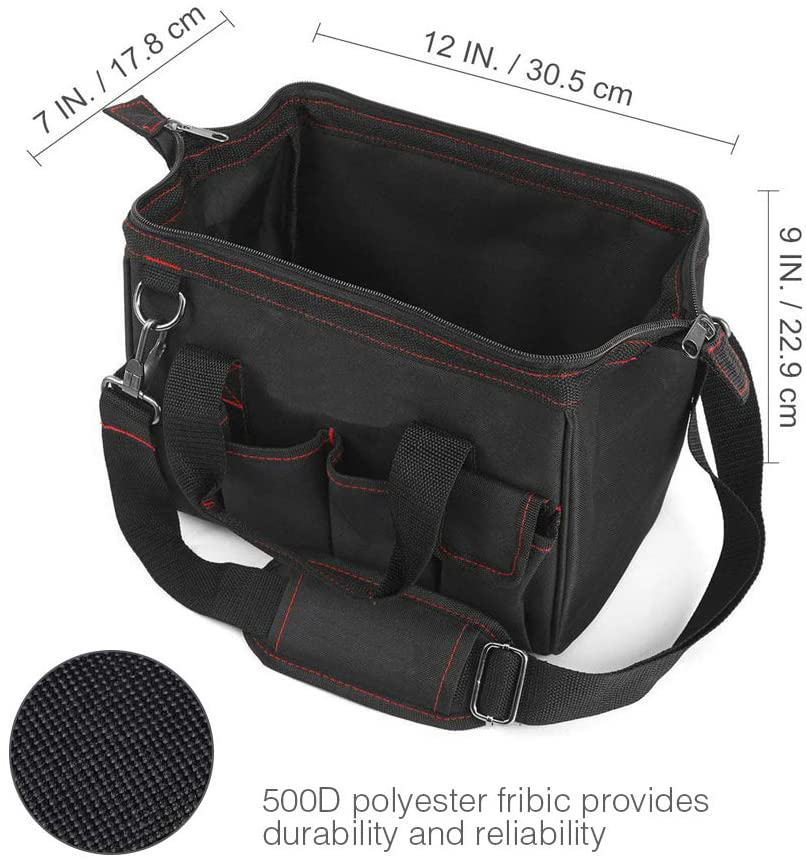 Bolsa de almacenamiento para herramientas de electricista, ligera, multifuncional, personalizada