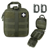 Bolsa de primeros auxilios tácticos, bolsas de EMT RIP-Avance Military Ifak Medical Bag Medical Emergency Survival Kit Diseño de liberación rápida incluye parche de cruz roja