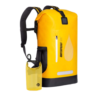 Mochila seca Bolsa impermeable de 30 litros de 30 litros flotantes secos con bolsillo acolchado interno para kayak, paseos en bote, surf, pesca, rafting, natación, senderismo