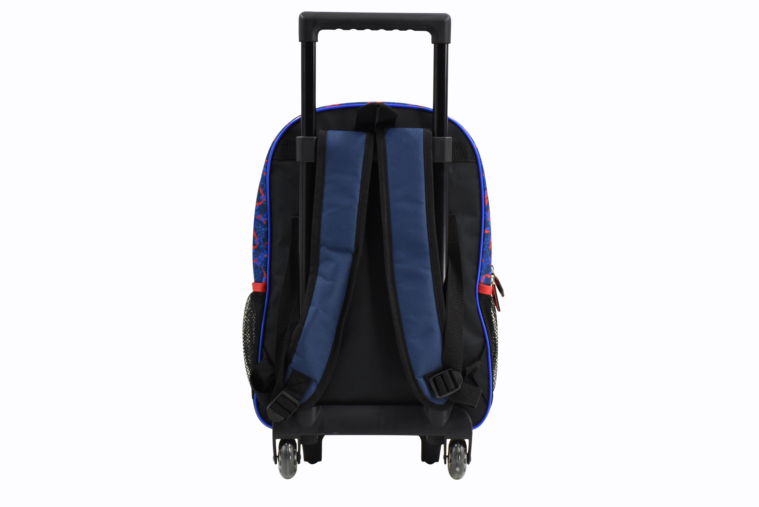 Mochila con ruedas de alta capacidad para niños de la escuela Batmen de dibujos animados con ruedas