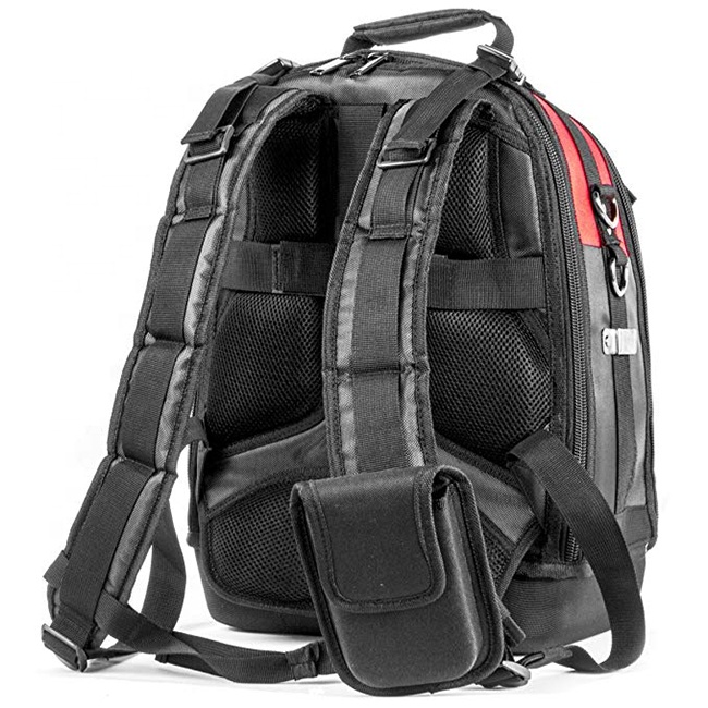 Bolsa de almacenamiento de bolso de hombro de herramienta de electricista resistente y ligero multifuncional personalizado