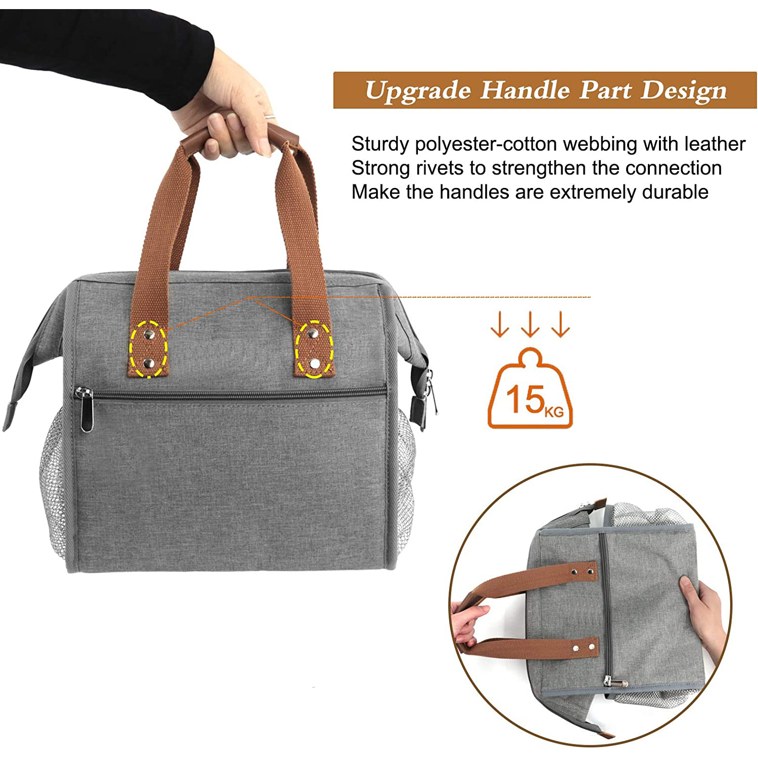  Bolsa portátil Bolsa de picnic refrigerador mochila bolsas refrigerador bolsas de refrigerador