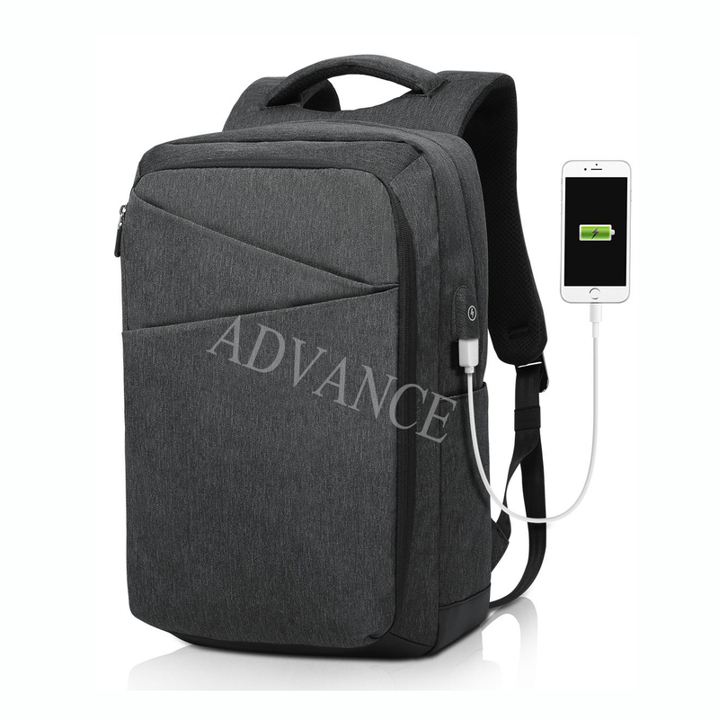 Business USB Charginig Mochila de viaje para negocios y ocio Mochila para computadora portátil Mochila impermeable para la universidad