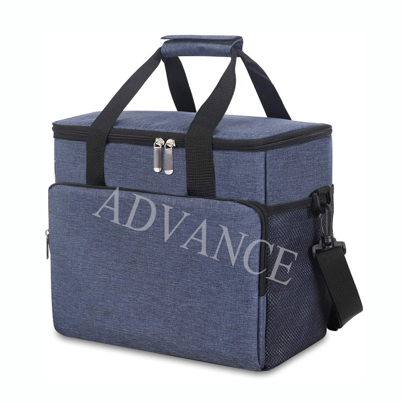 Bolsa portátil de almuerzo térmico al por mayor para OEM Acepte logotipo personalizado Bolsa enfriador de alimentos con aislamiento Bolsa enfriador al aire libre