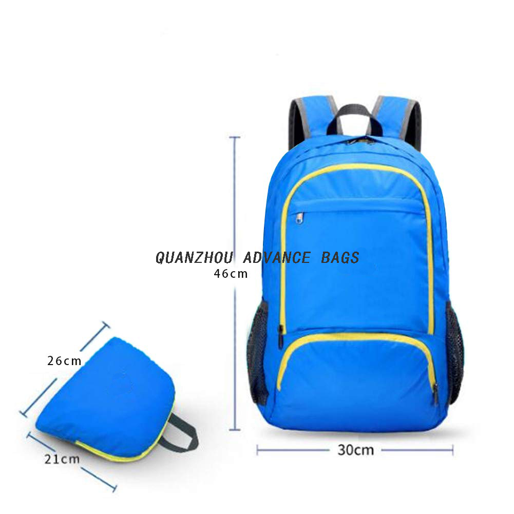 Mochila ultraligera plegable de alta calidad al por mayor de moda para acampar, deportes al aire libre, bolsa personalizada, impermeable, senderismo, viaje, escalada, mochilas