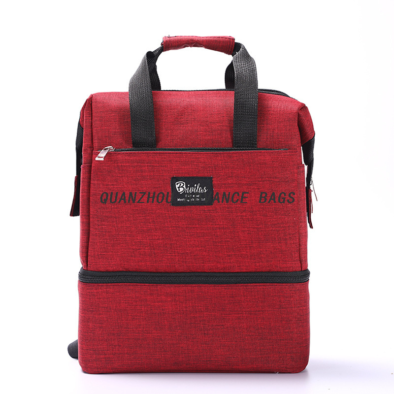 El bolso portátil avanzado para el OEM acepta el logotipo modificado para requisitos particulares Bolso del refrigerador de la comida con aislamiento del almuerzo térmico barato Bolso al aire libre del refrigerador