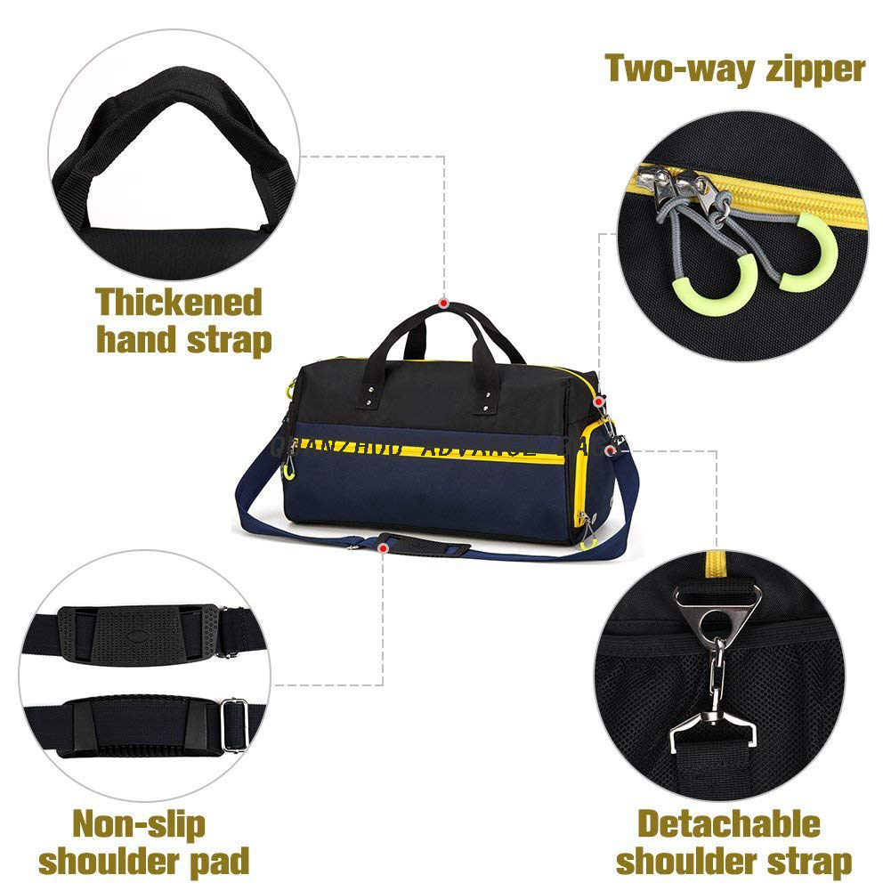 Bolsas de viaje al aire libre de gran capacidad personalizadas Bolsa de viaje de senderismo Bolsa de deportes de gimnasio de negocios de lujo