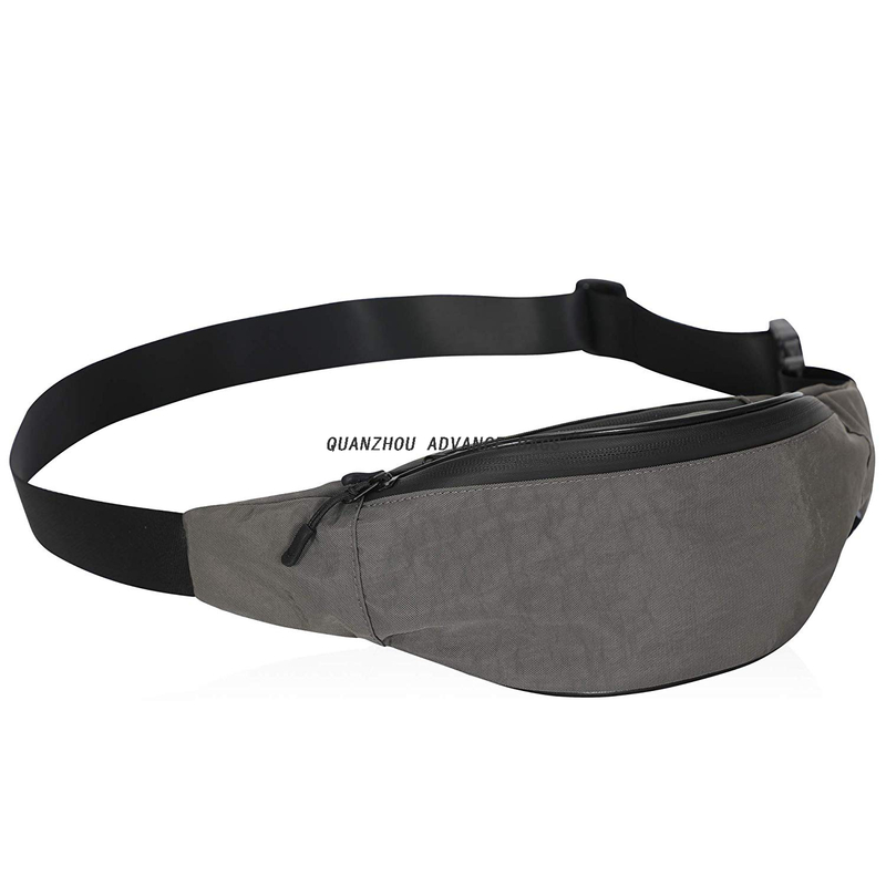 Promoción al por mayor Deportes al aire libre Correr Senderismo Logotipo personalizado Sencillo Hombres Mujeres Riñonera Casual Riñonera
