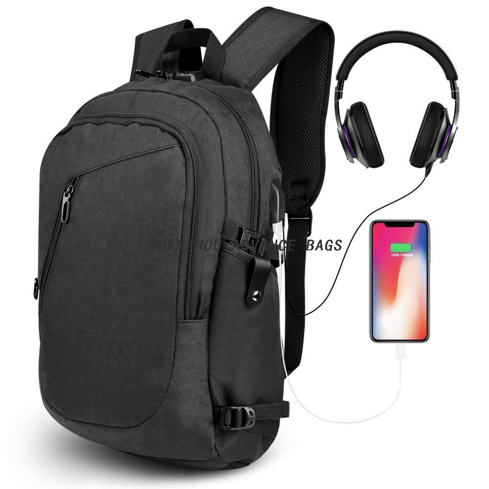Universidad al por mayor de gran capacidad, deporte al aire libre, viajes, negocios, mochila, carga USB y mochila de ocio, mochila para computadora portátil