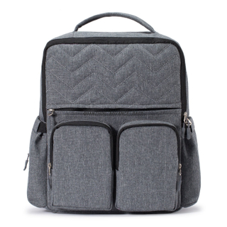 Bolsa de pañales promocional portátil para mamá, mochila, bolsa de asas, impermeable, BabyBag, bolsa para mamá, mochila, bolsas para pañales con bolsillos aislados, mochila de estructura práctica y fácil de agarrar