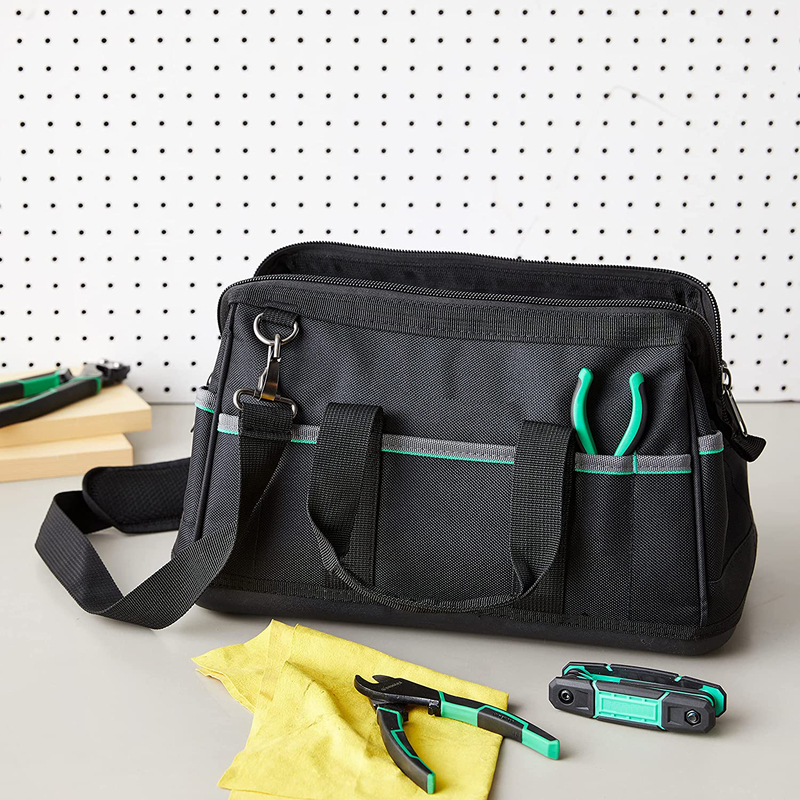 Bolsa de almacenamiento para herramientas de electricista, ligera, multifuncional, personalizada