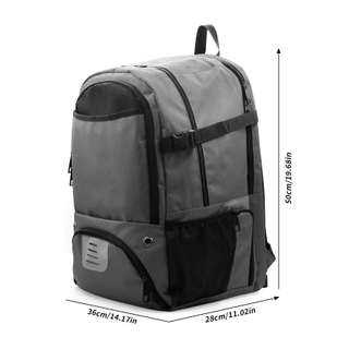 Mochila de baloncesto para hombres, bolsa de fútbol con compartimento para pelotas y compartimento para zapatos para baloncesto, fútbol, ​​entrenamiento de voleibol