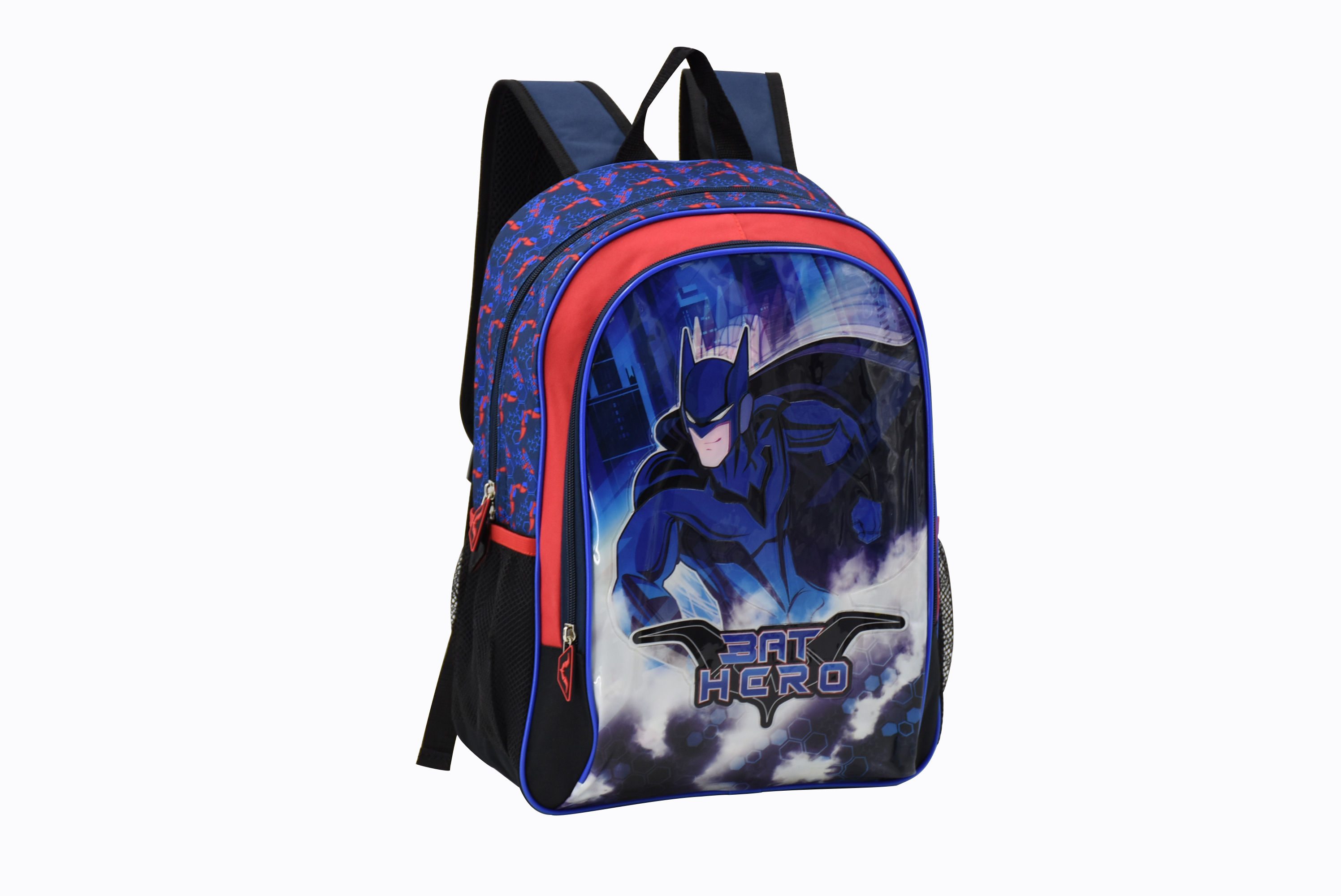 Nueva mochila de dibujos animados para niños lindos, mochila escolar para niños de jardín de infantes, mochila escolar de Batman