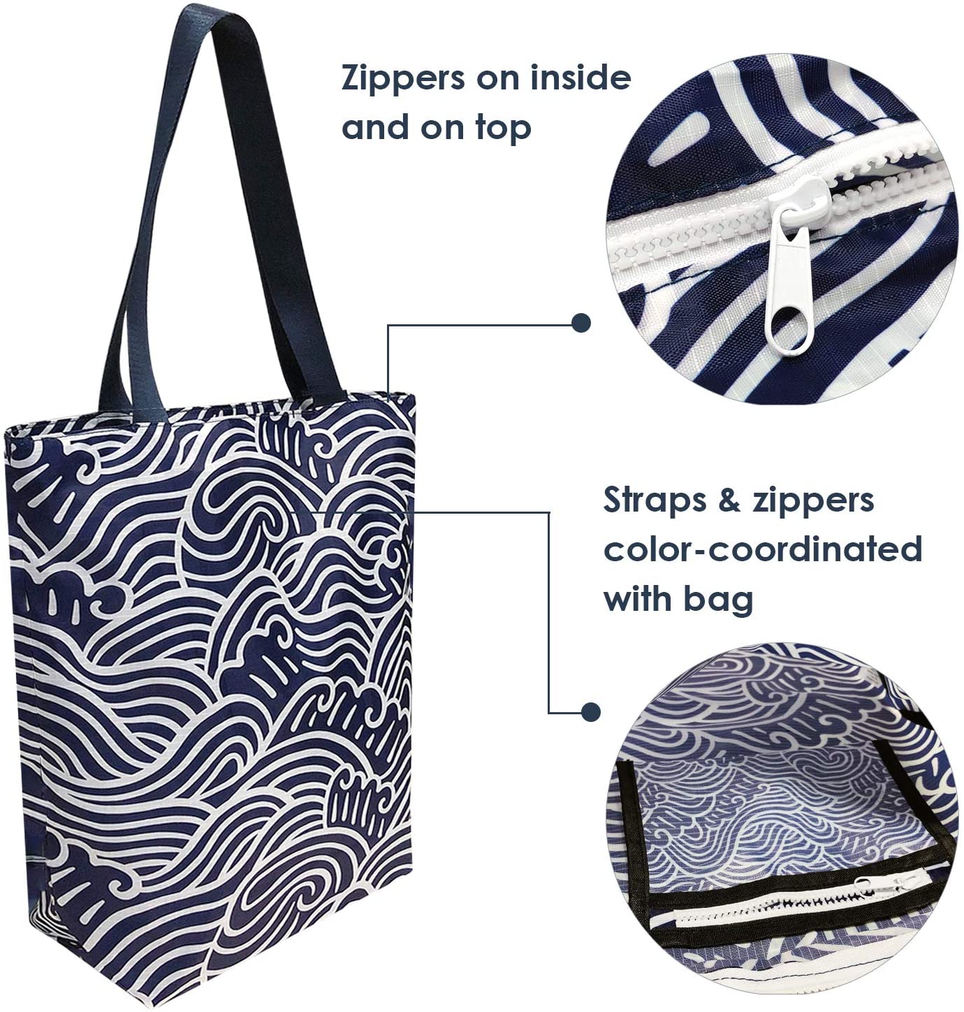 2021 Comercio al por mayor de moda plegable ultraligero de viaje bolsa de compras al aire libre bolsa impermeable bolsa personalizada