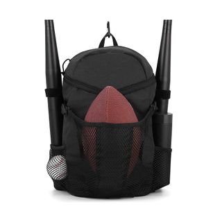 Mochila de béisbol de gimnasio para hombres bolsas de fútbol con ballcompartment y compartimento de zapatos para béisbol, fútbol, ​​entrenamiento de voleibol Basepall bols