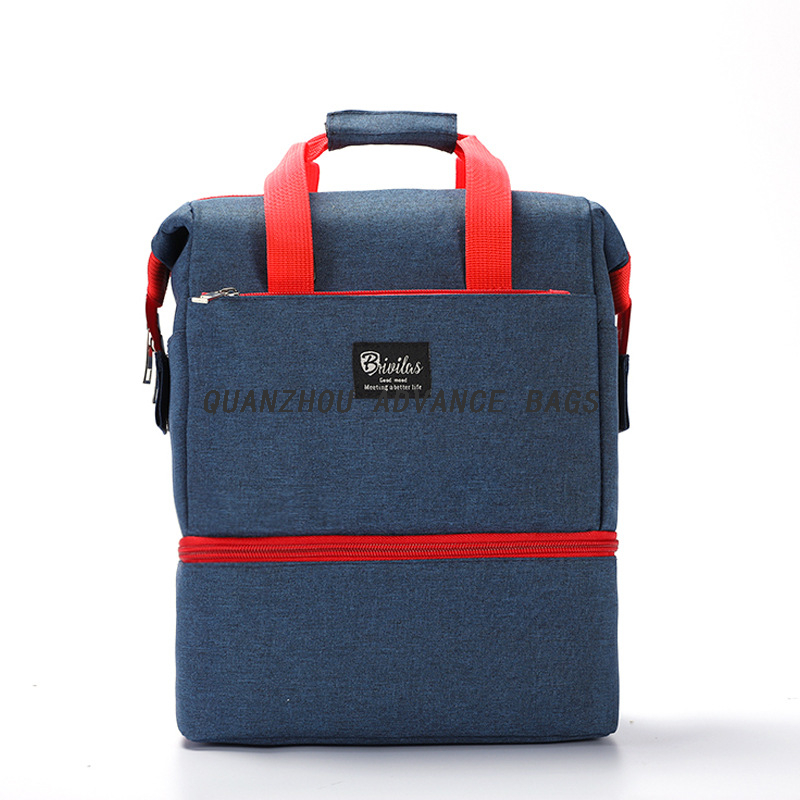 El bolso portátil avanzado para el OEM acepta el logotipo modificado para requisitos particulares Bolso del refrigerador de la comida con aislamiento del almuerzo térmico barato Bolso al aire libre del refrigerador