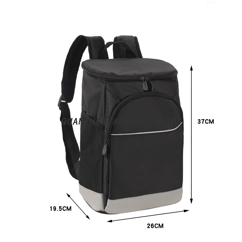 2021 Advance Portable Bag For OEM Accept Logotipo personalizado Barato Almuerzo térmico Aislado Bolsa refrigeradora de alimentos Al aire libre Bolsa de mochila más fresca