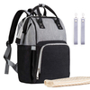 Mochila de pañales portátil práctica para mamá con bolsillos para botellas Mochila de almacenamiento múltiple fácil de agarrar
