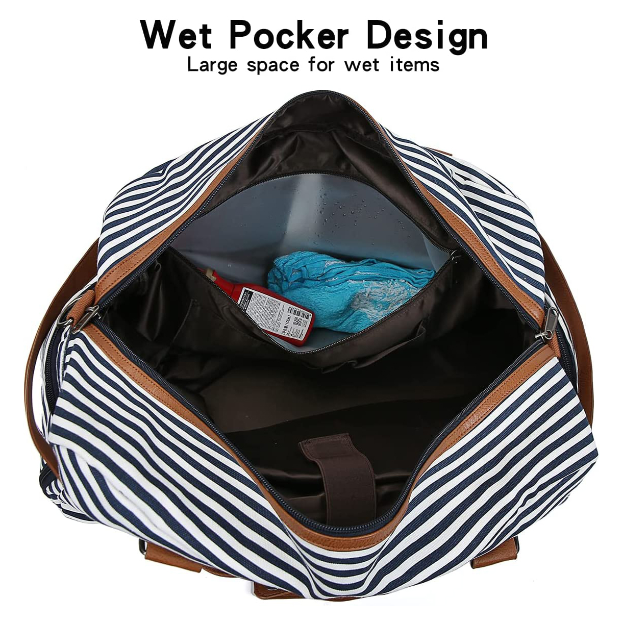 Bolsa de viaje Bolsa de gimnasia lienzo y bolsa de cuero bolsas deportivas bolsas de viaje bolsas de lona duradera