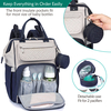 Wholsale Weekender impermeable de gran capacidad mamá bolsa de pañales mochila de viaje al aire libre bolsa de pañales mochila