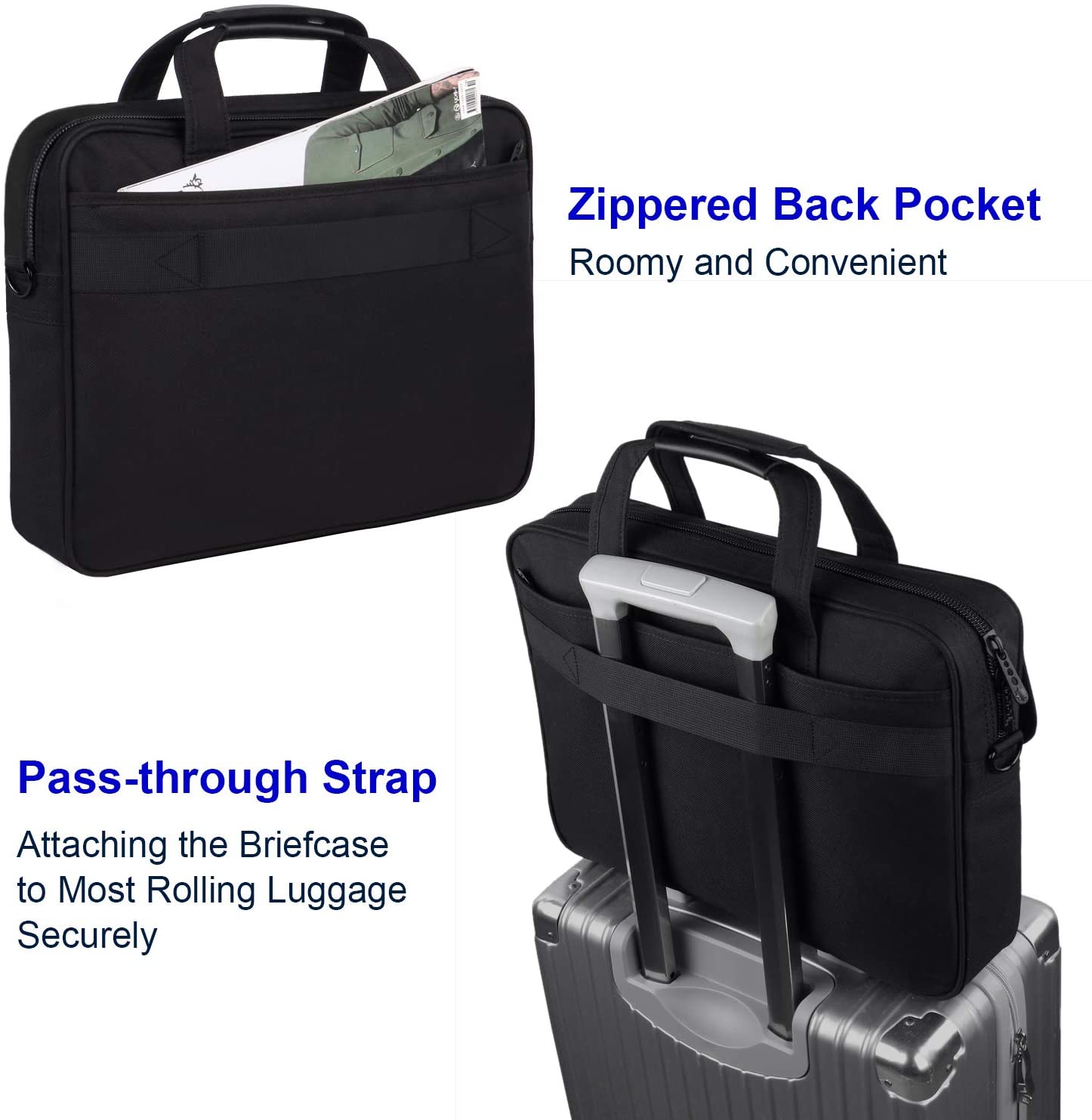 Computer Messenger Bag Custom 15.6 pulgadas Factory Custom Laptop Bag and Cases Bolsa de negocios de alta calidad